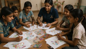 Expressive Art Therapy Session