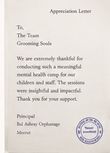 Appreciation Letter